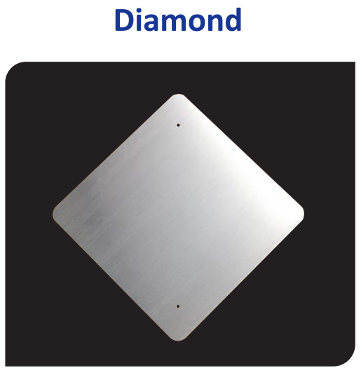 Vulcan Aluminum Diamond Sign Blank