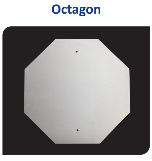 Vulcan Aluminum Octagon Sign Blank